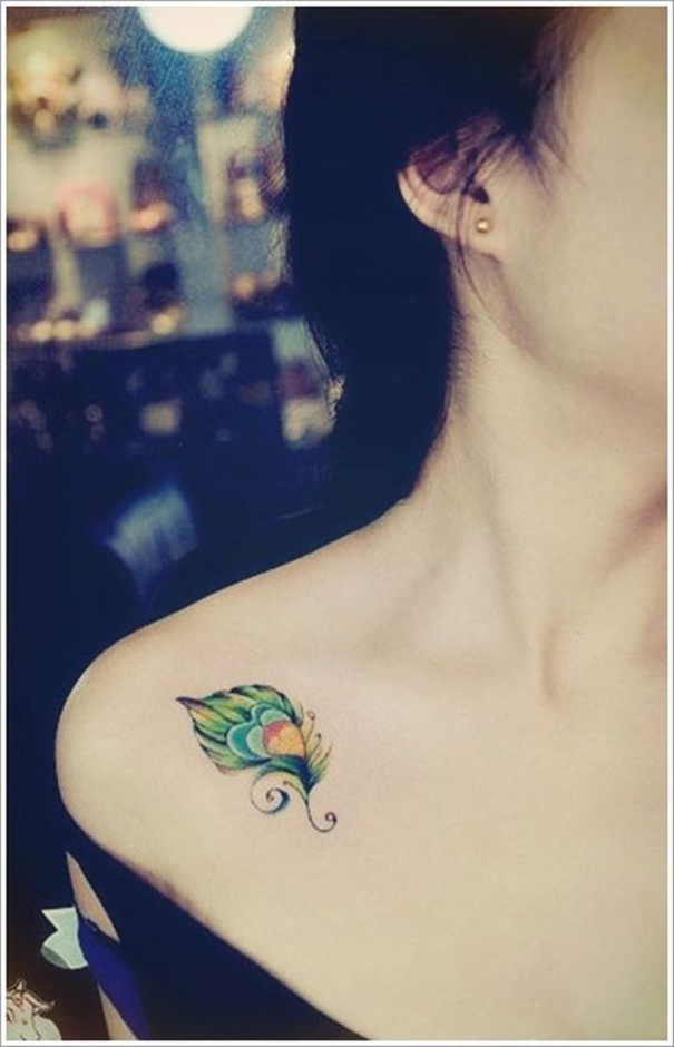 Colorful Peacock Tattoo Ideas
