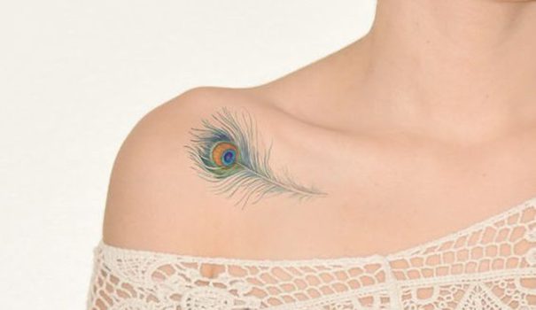 Colorful Peacock Tattoo Ideas