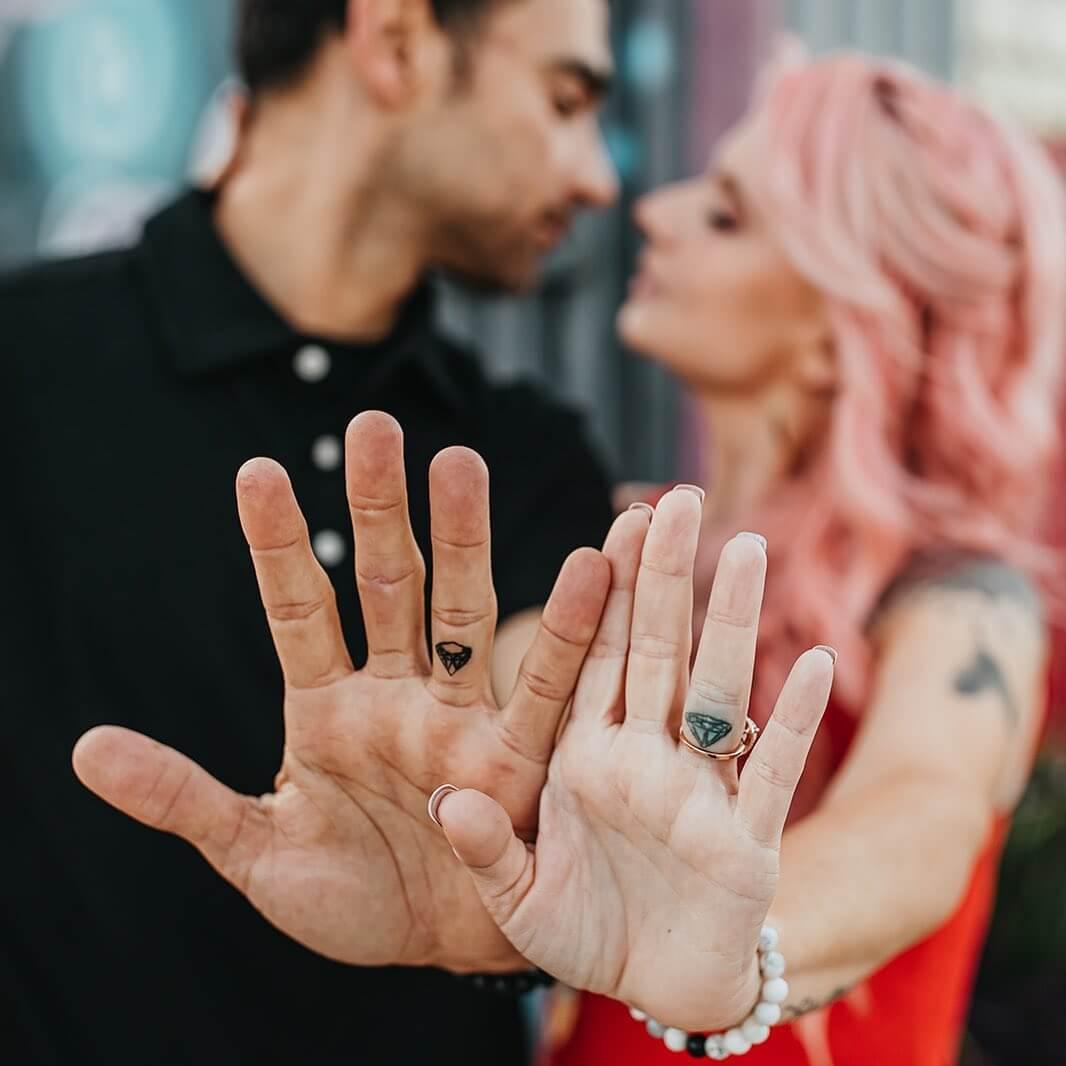 Matching Tattoos 2022: Wedding Ring Tattoo Ideas