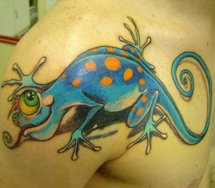 30+ Exotic Lizard Tattoo Designs For Men and Women
