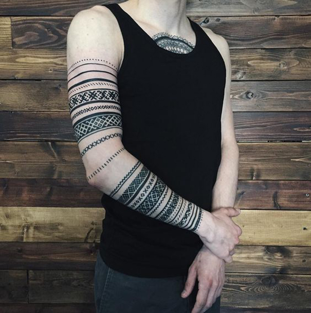 60 Hottest Armband Tattoo Designs for Men
