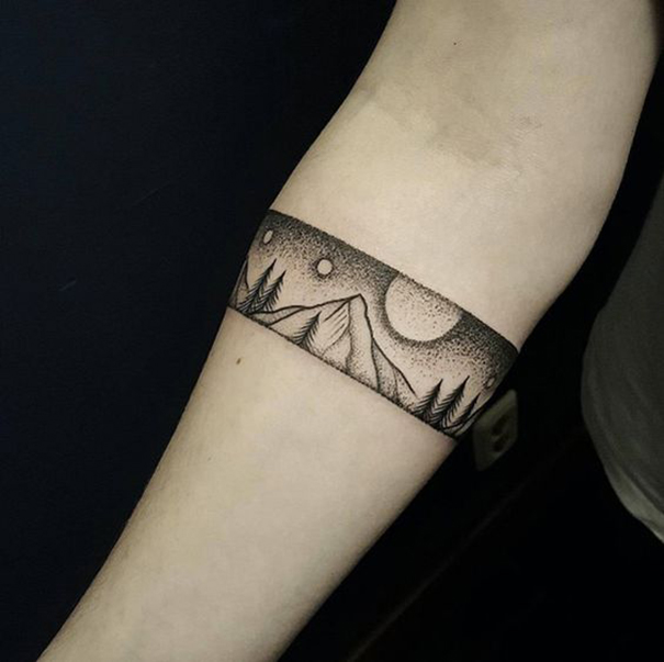 60 Hottest Armband Tattoo Designs for Men