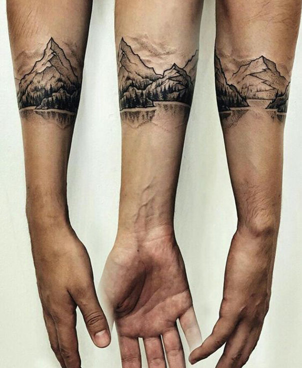 60 Hottest Armband Tattoo Designs for Men