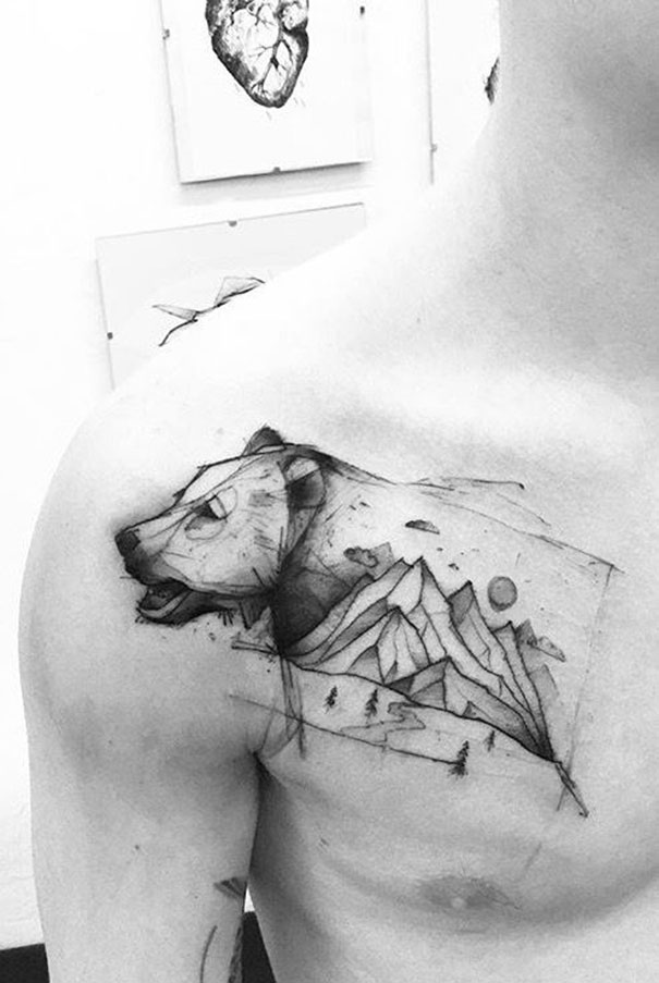 40 Amazing Bear Tattoo Designs