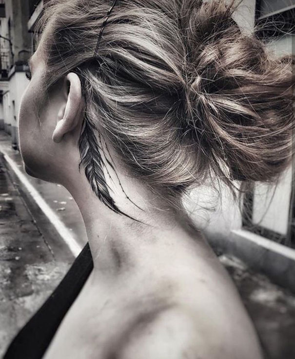 Top Trendy Behind Ear Tattoos 2022