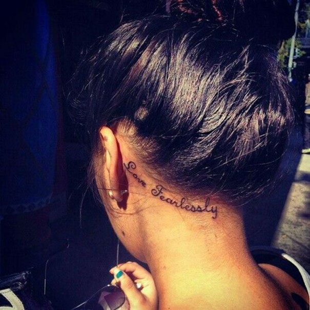 Top Trendy Behind Ear Tattoos 2022