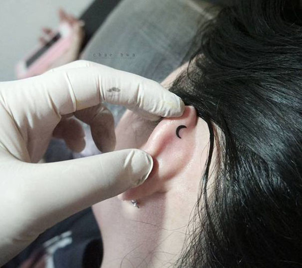 Top Trendy Behind Ear Tattoos 2022