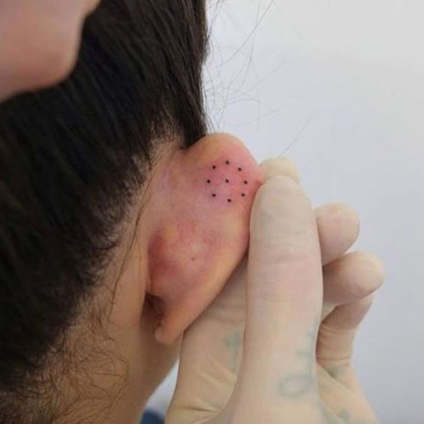 Top Trendy Behind Ear Tattoos 2022