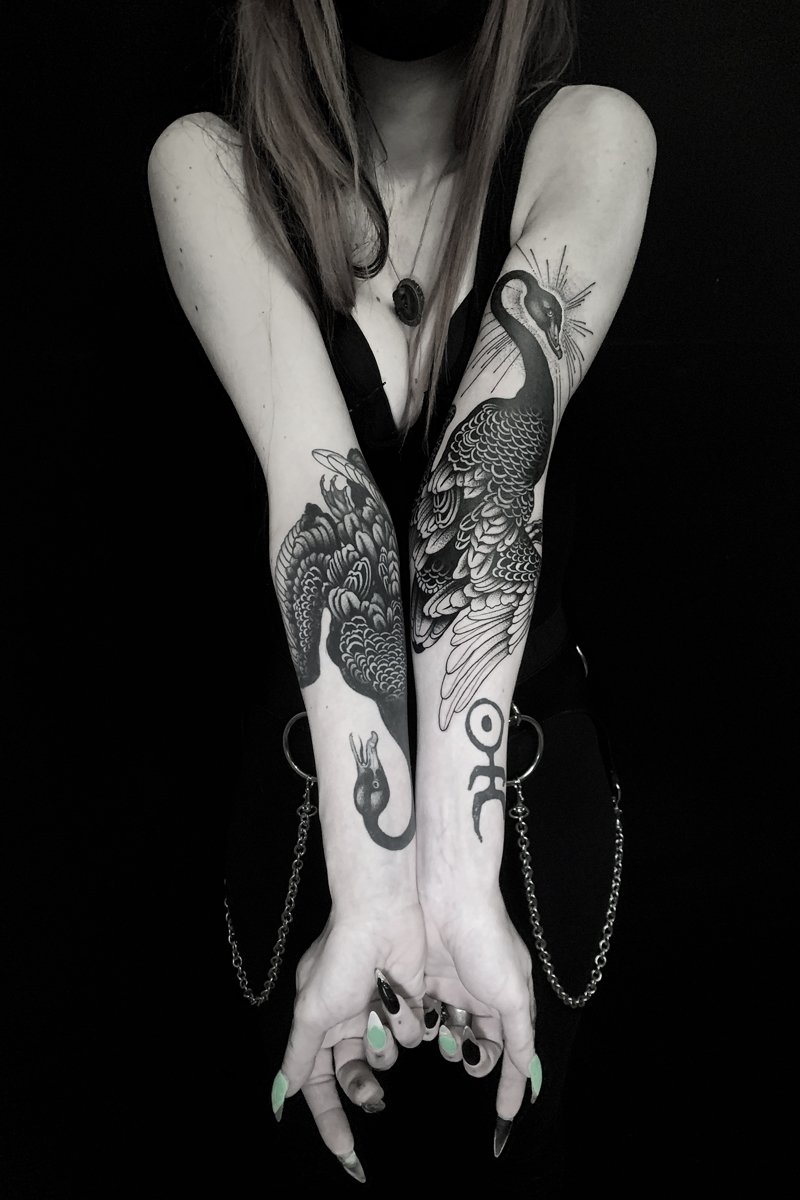 30+ Dazzling and Eye-Catching Swan Tattoo Designs