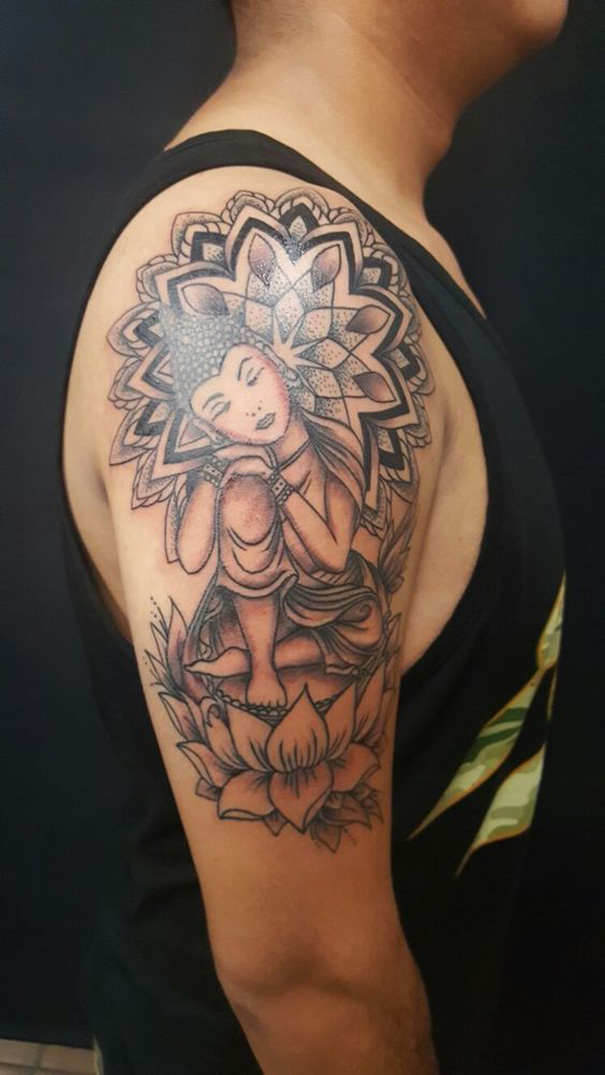Unique Buddha Tattoo Pictures