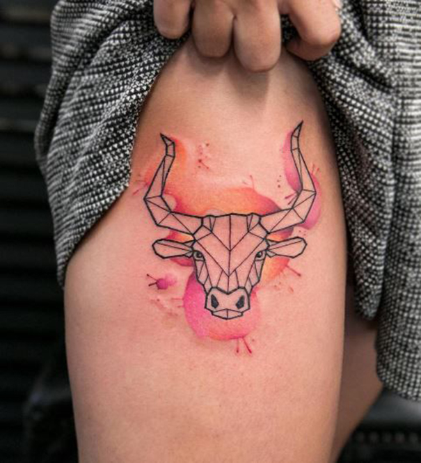 Powerful Bull Tattoo Designs