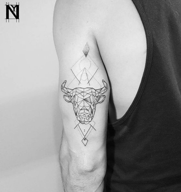 Powerful Bull Tattoo Designs
