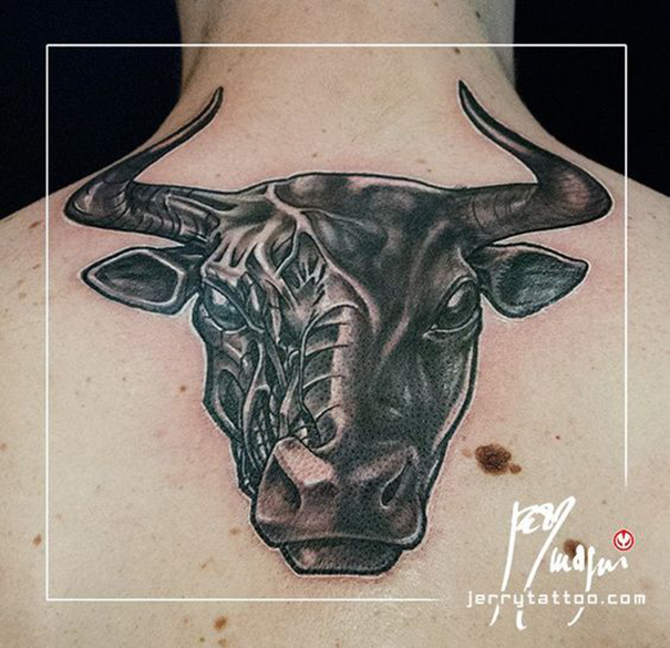 Powerful Bull Tattoo Designs