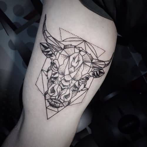 Powerful Bull Tattoo Designs