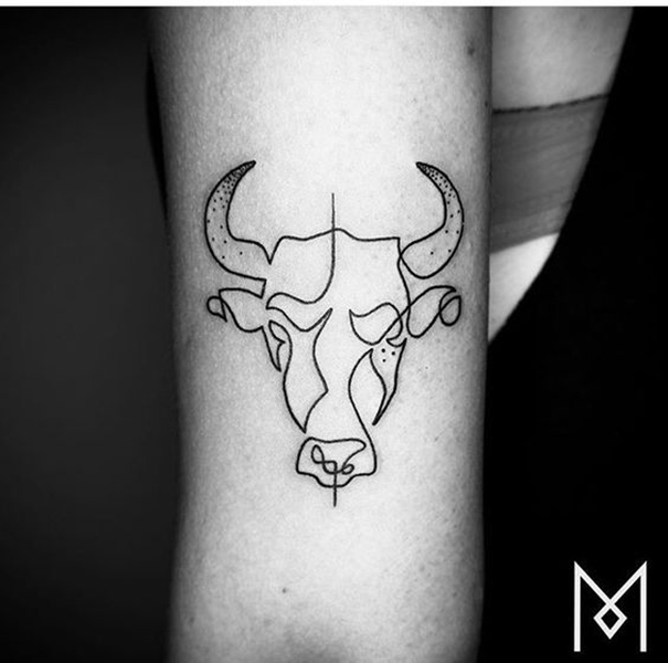 Powerful Bull Tattoo Designs