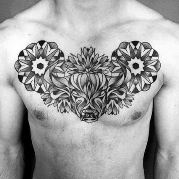 Powerful Bull Tattoo Designs