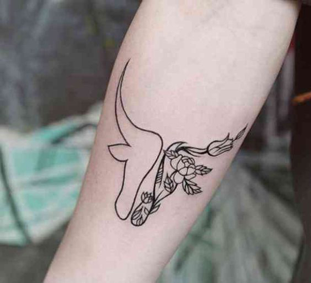 Powerful Bull Tattoo Designs
