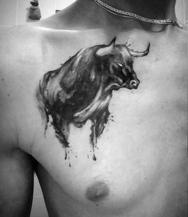 Powerful Bull Tattoo Designs