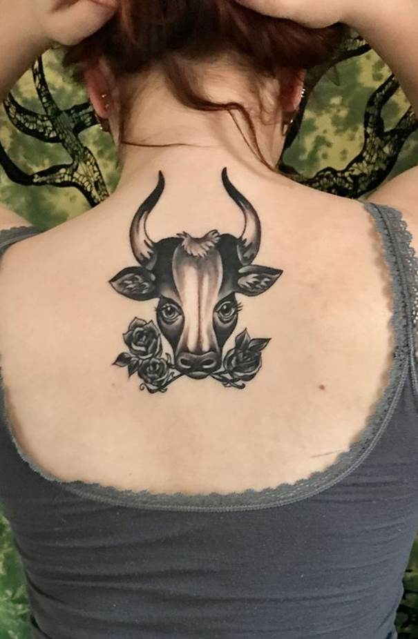 Powerful Bull Tattoo Designs