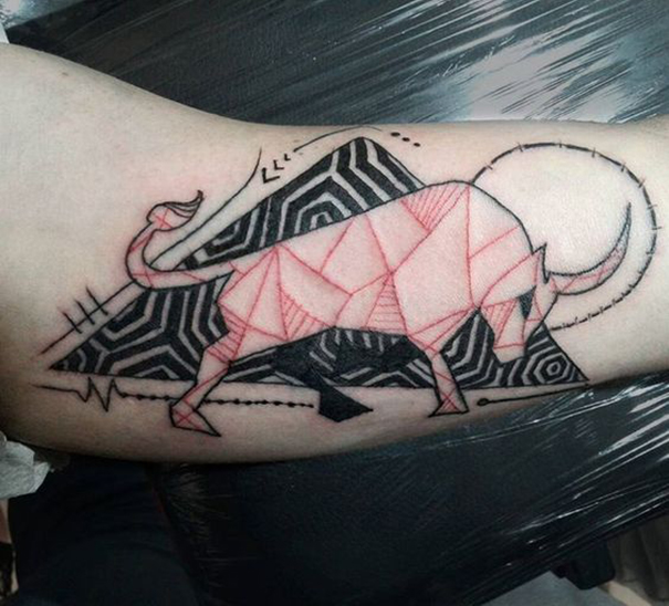 Powerful Bull Tattoo Designs