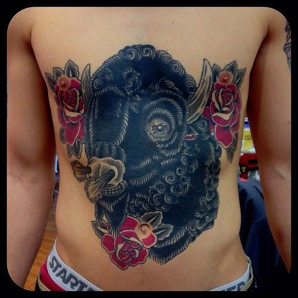 Powerful Bull Tattoo Designs