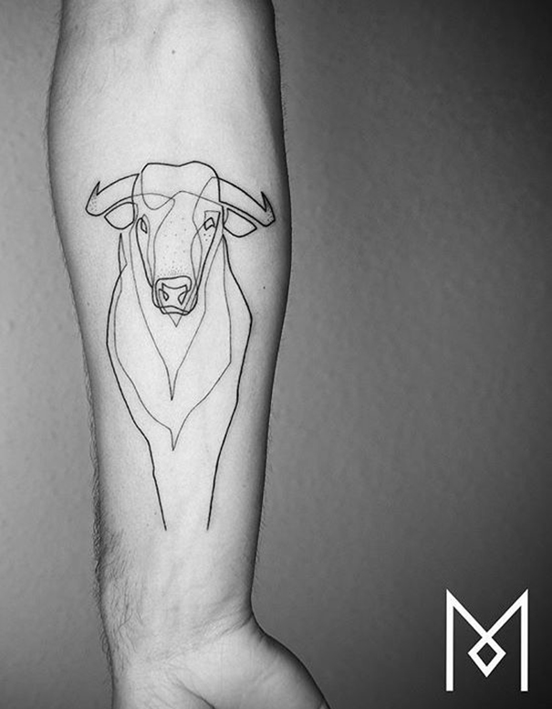 Powerful Bull Tattoo Designs