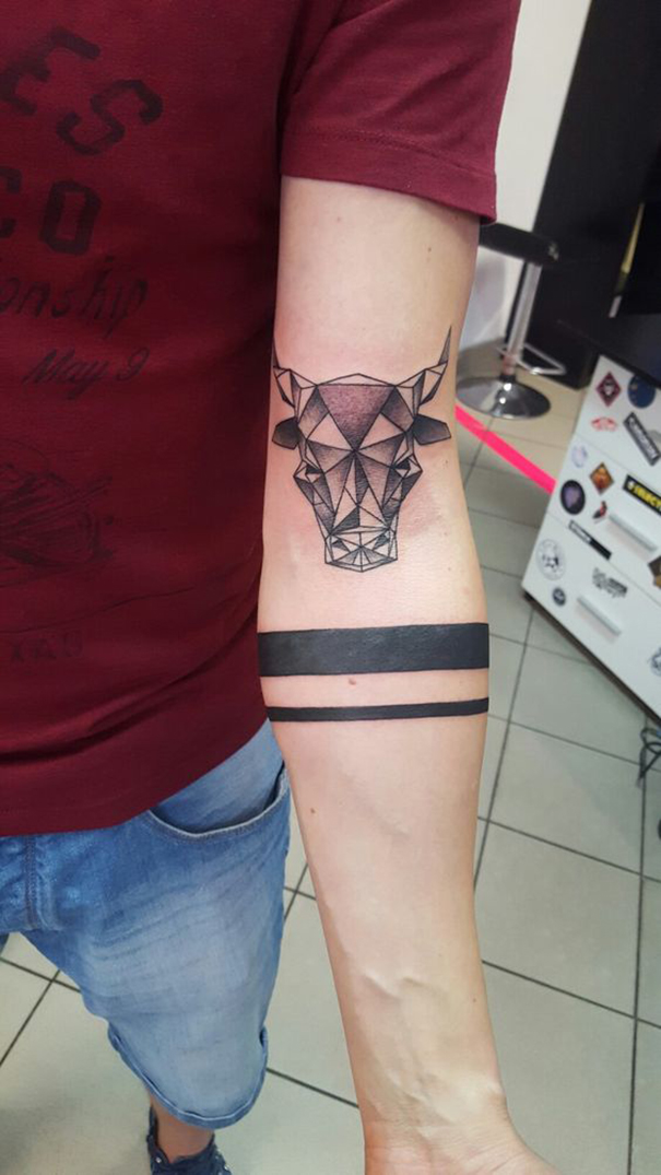 Powerful Bull Tattoo Designs