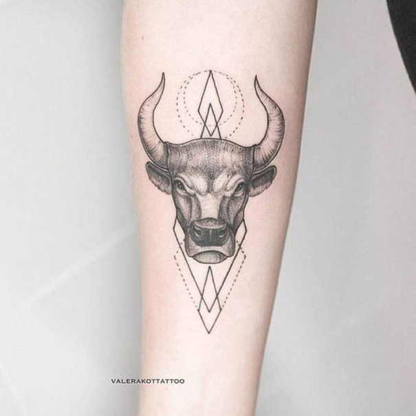 Powerful Bull Tattoo Designs