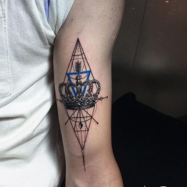 Royal Crown Tattoos for Men & Women