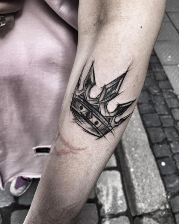 Royal Crown Tattoos for Men & Women