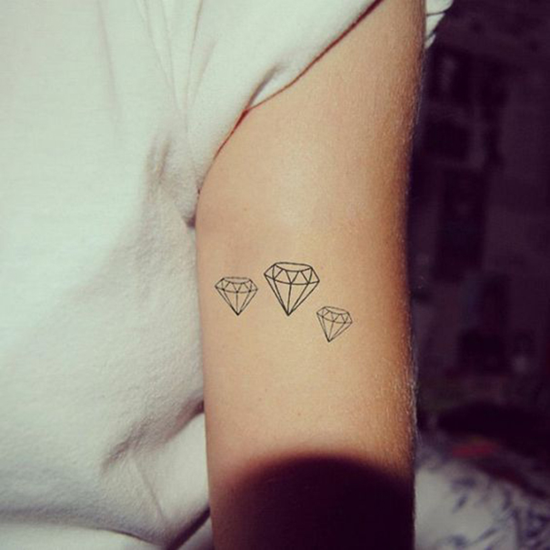 Precieless Diamond Tattoo Ideas