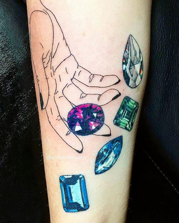 Precieless Diamond Tattoo Ideas