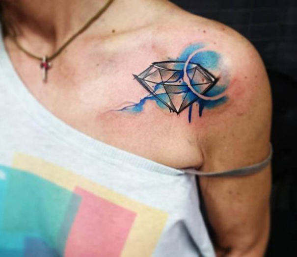 Precieless Diamond Tattoo Ideas