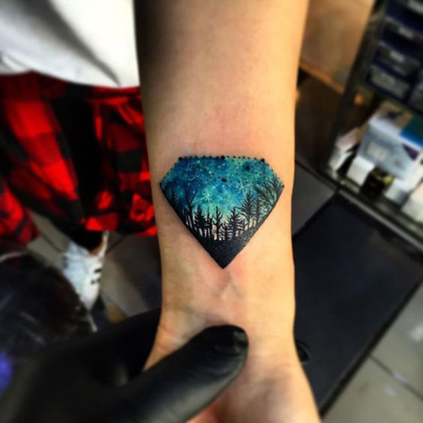 Precieless Diamond Tattoo Ideas