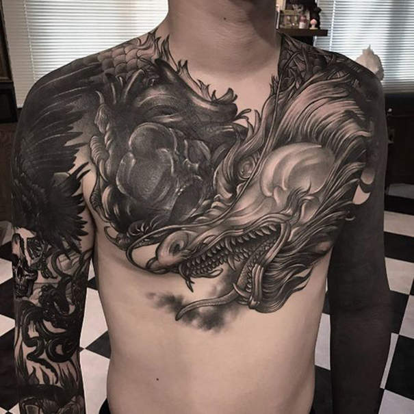 60 Fantastic Dragon Tattoos