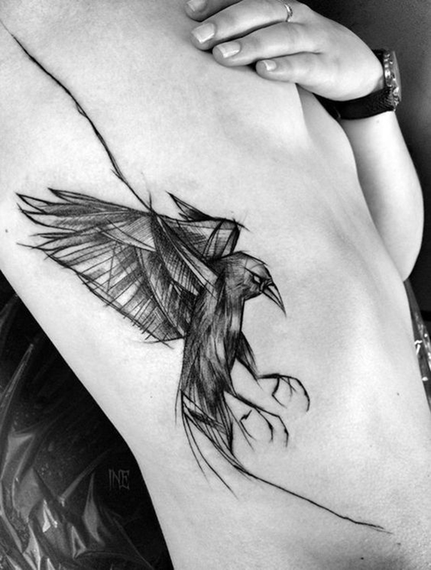 35 Impressive Raven Tattoo Ideas