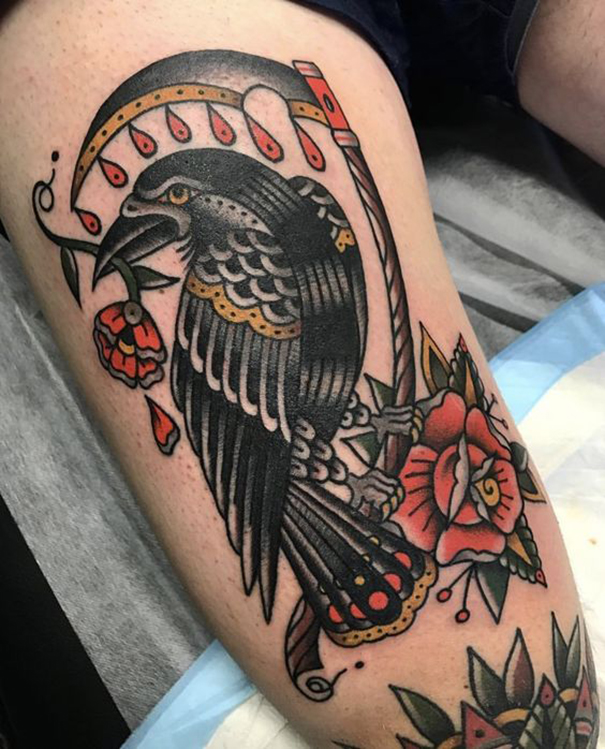 35 Impressive Raven Tattoo Ideas
