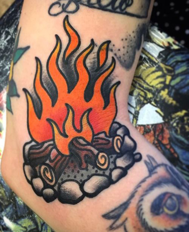 Fierce Fire Tattoo Pictures
