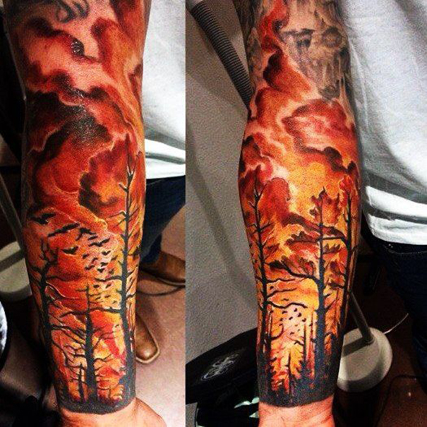 Fierce Fire Tattoo Pictures
