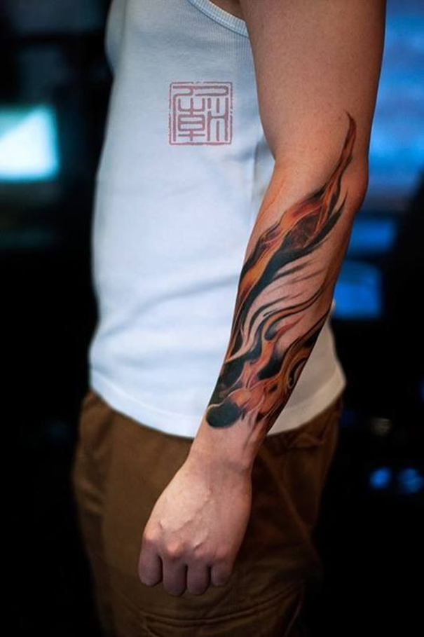 Fierce Fire Tattoo Pictures