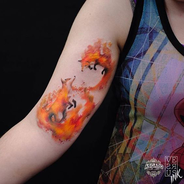 Fierce Fire Tattoo Pictures