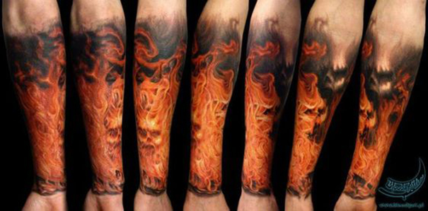 Fierce Fire Tattoo Pictures