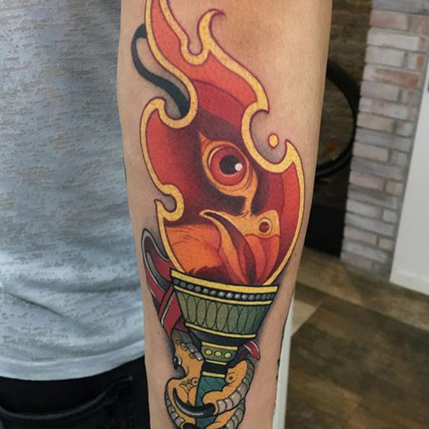 Fierce Fire Tattoo Pictures