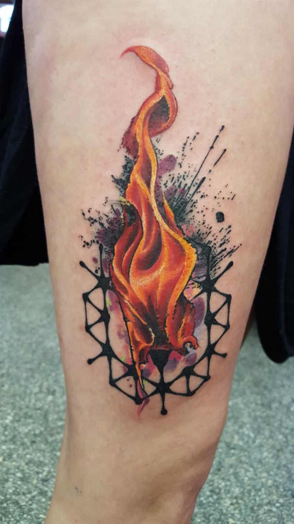 Fierce Fire Tattoo Pictures