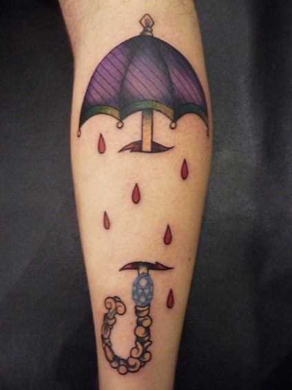 26 Outstanding Umbrella Tattoo Design Art Ideas