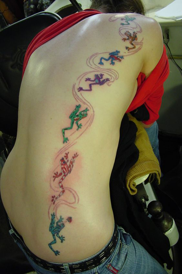 30+ Cutest Lucky Frog Tattoos 2022