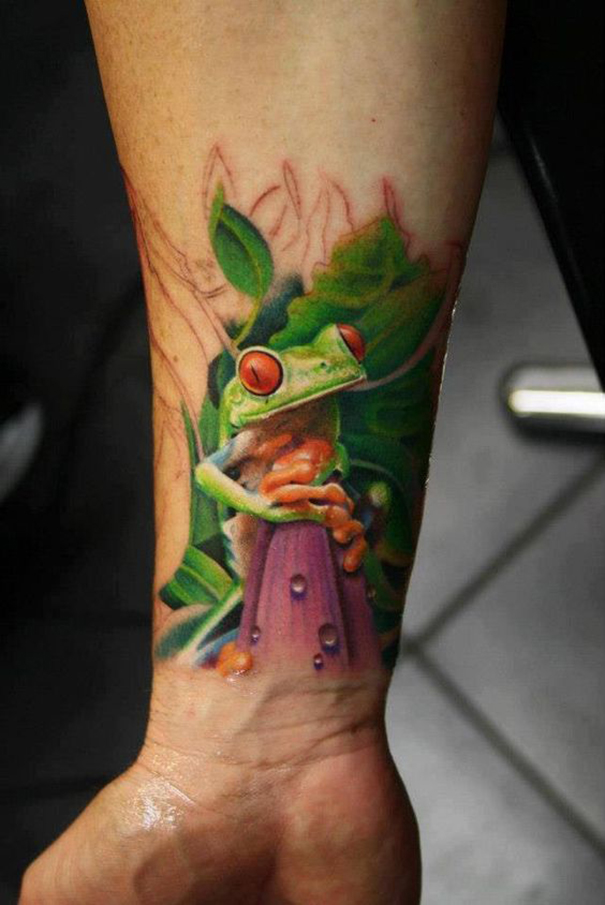 30+ Cutest Lucky Frog Tattoos 2022