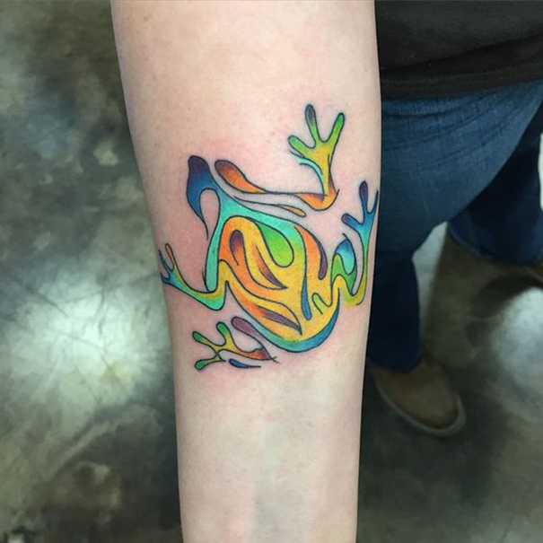 30+ Cutest Lucky Frog Tattoos 2022