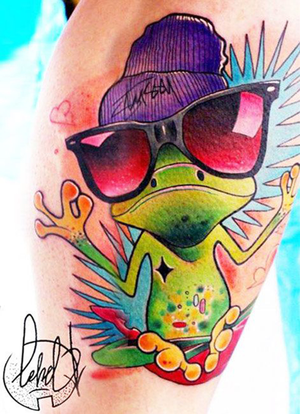 30+ Cutest Lucky Frog Tattoos 2022