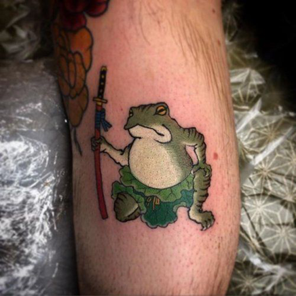 30+ Cutest Lucky Frog Tattoos 2022